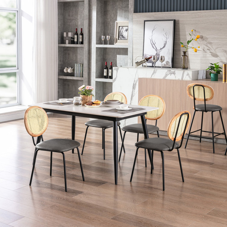 Louis dining table and best sale 4 chairs